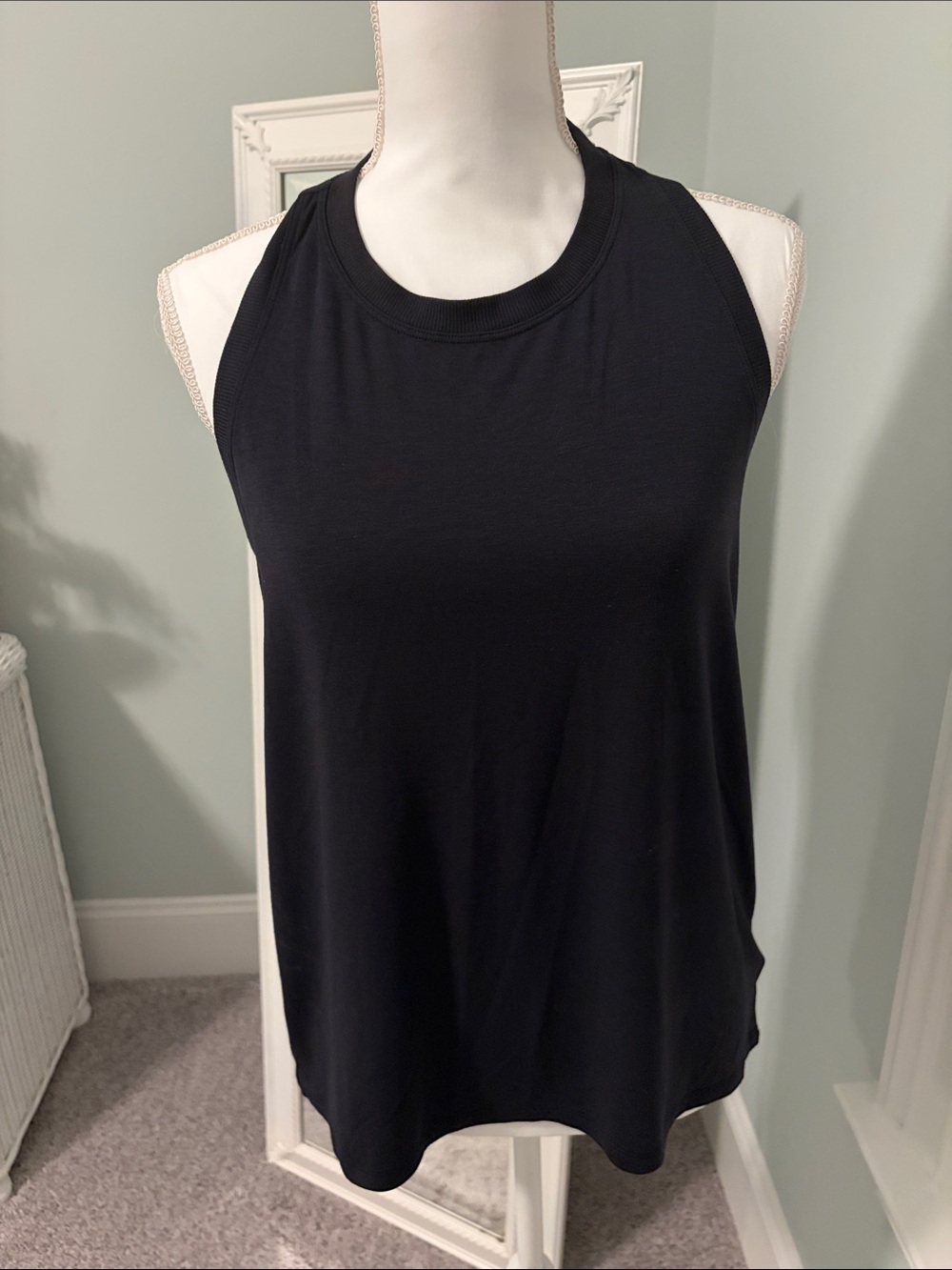 Athleta black tank top, size M.